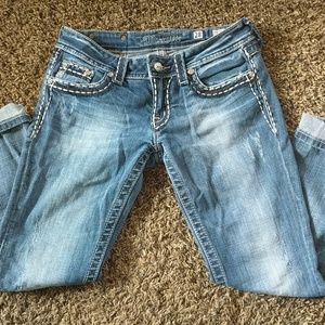 MissMe cropped jeans size 28
